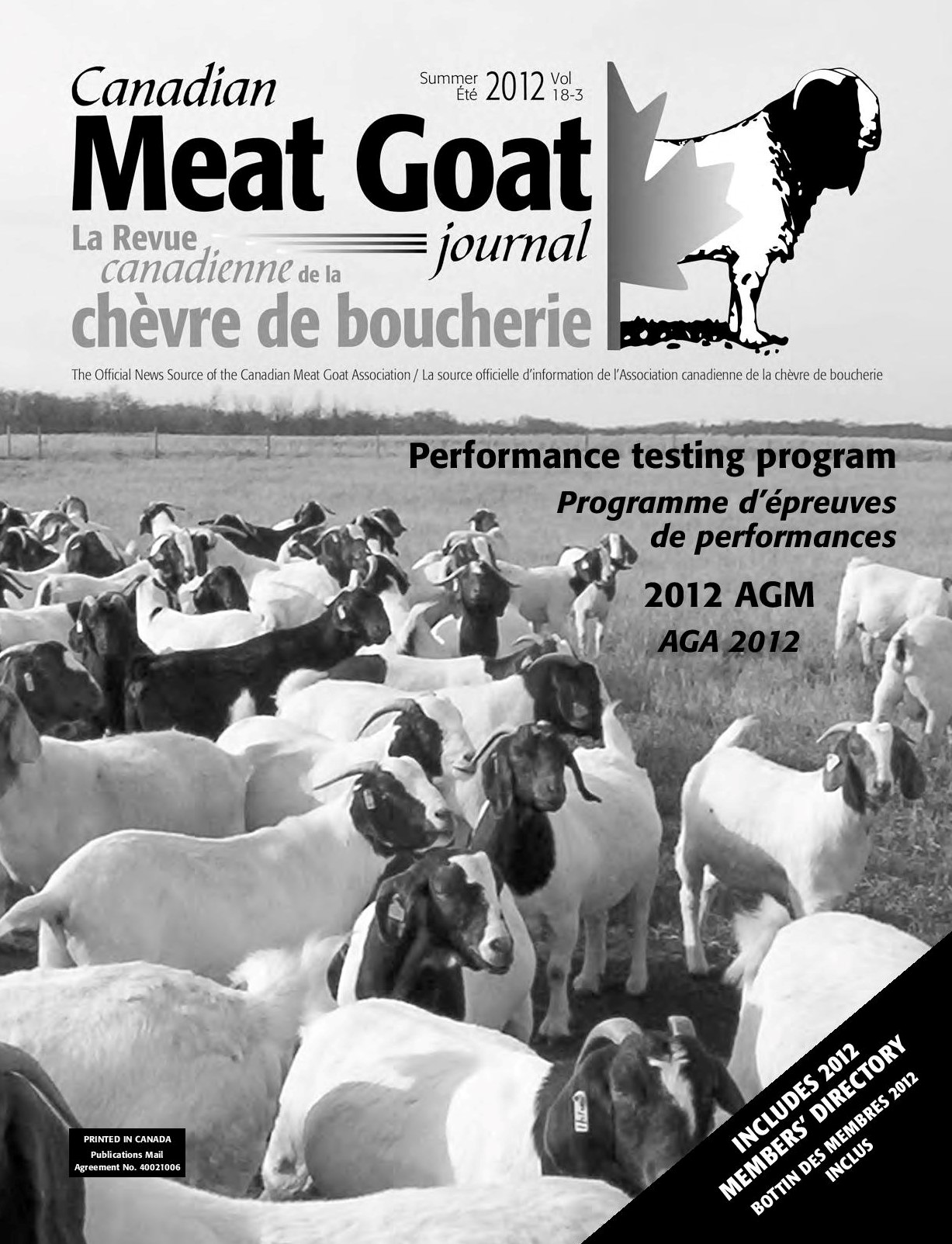 Summer 2012 Canadian Meat Goat Association